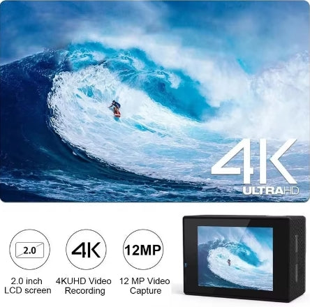 Action Camera | Fotocamera Sportiva 4K Ultra HD WiFi
