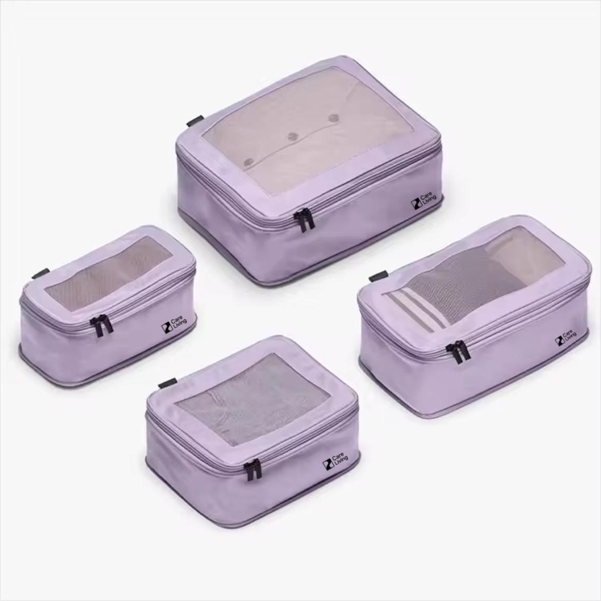 Set di 4 organizer da viaggio