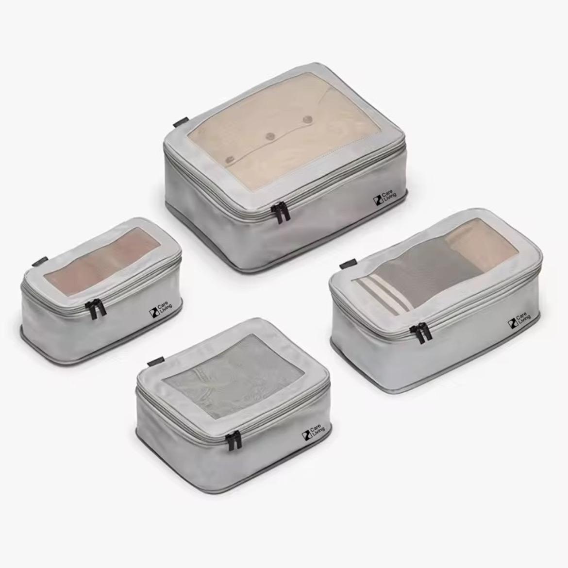 Set di 4 organizer da viaggio